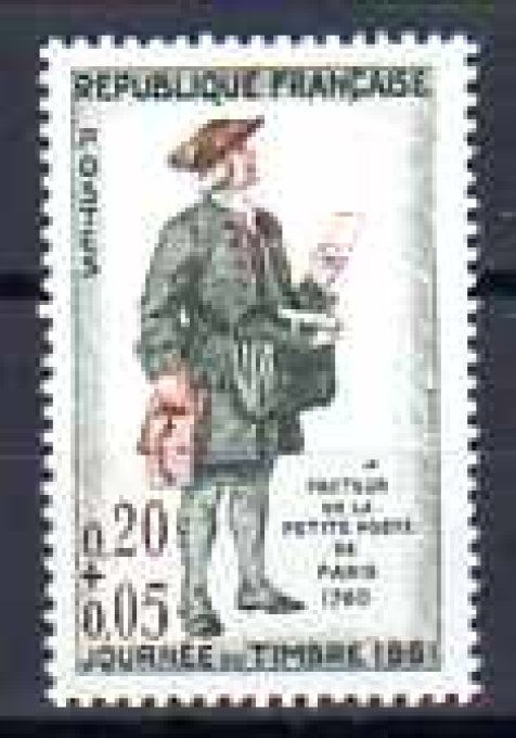 France 1961 - Yvert n° 1285 neuf ** luxe MNH