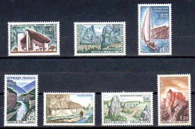 France 1965 - Yvert n° 1435 à 1441 neuf ** luxe MNH