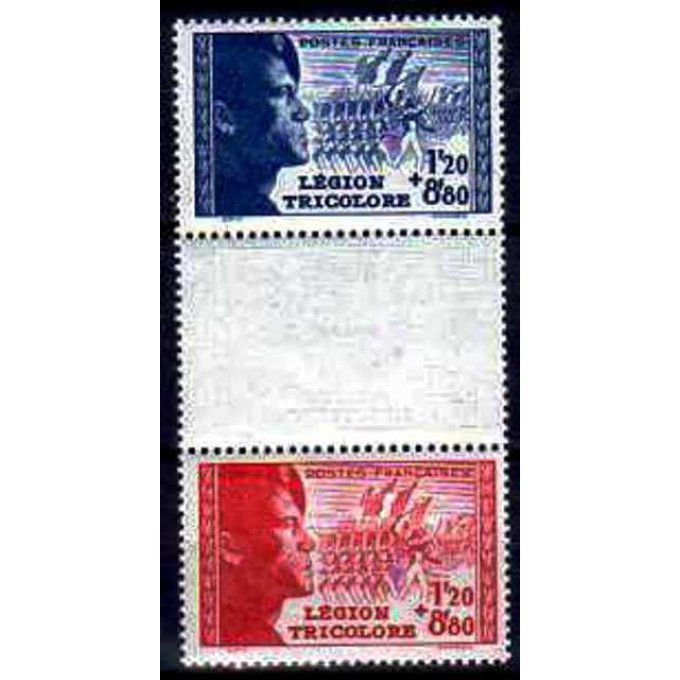 France 1942 - Yvert n° 566a neuf ** luxe MNH