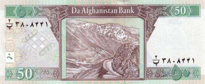 Billet Afghanistan 2002 50 afghanis pick 69a UNC 