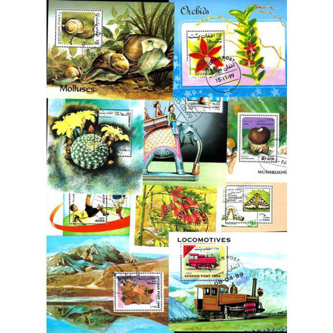 Collections de timbres d'Afghanistan Blocs