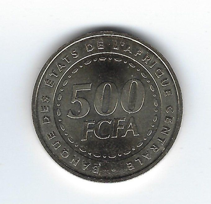 Etats de l'Afrique centrale 2006 500 francs KM#22