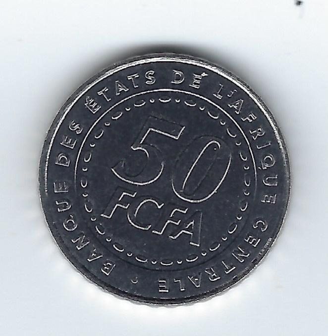 Etats de l'Afrique centrale 2006 50 francs KM#21