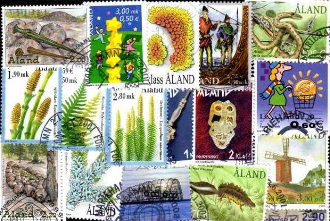 Collections de timbres d'Aland