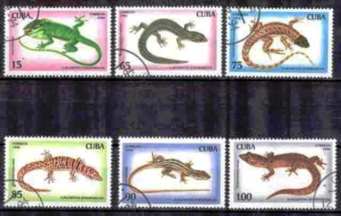 Cuba 1994 (29) série complète de 6 timbres oblitérés