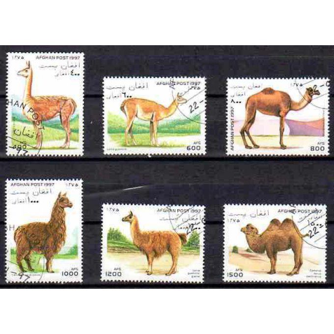 Afghanistan 1997 (42) série complète de 6 timbres oblitérés