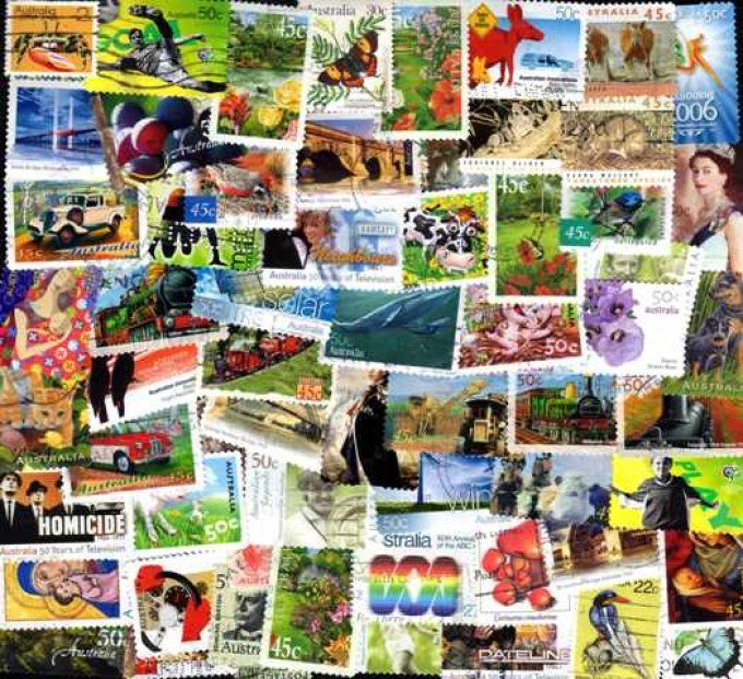 Collections de timbres d'Australie