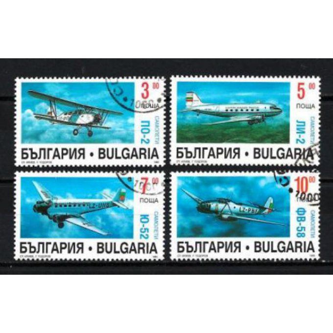 Bulgarie 1995 (AV47) série complète de 4 timbres oblitérés