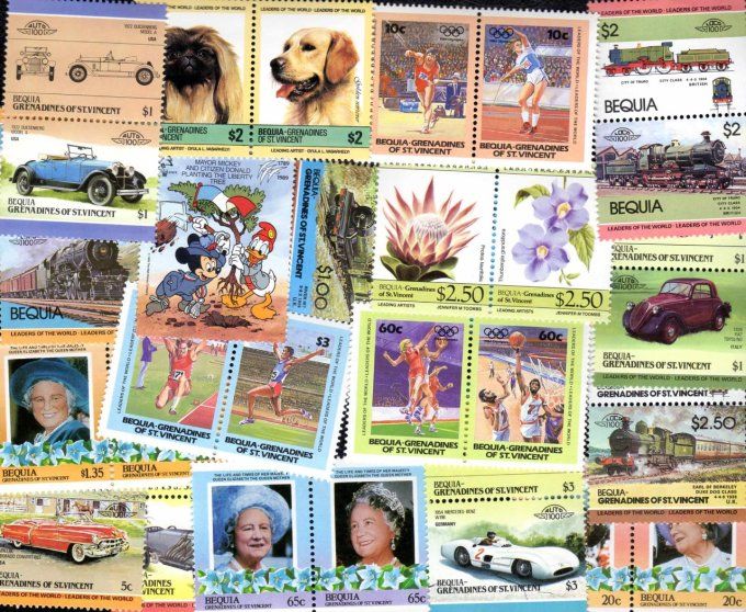 Collections de timbres de Bequia