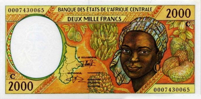 Billet du Congo 2000 francs  année 2000 pick 103g UNC