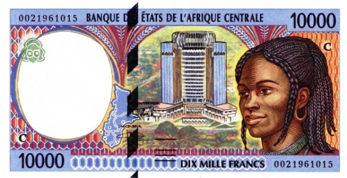 Billet du Congo 10000 francs année 2000 pick 105f UNC