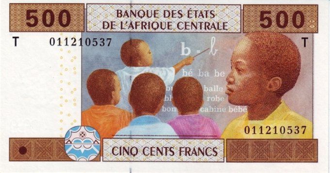 Billet du Congo 500 francs année 2002 pick 106 UNC