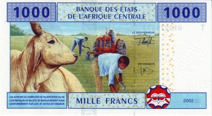 Billet du Congo 1000 francs année 2002 pick 107 UNC