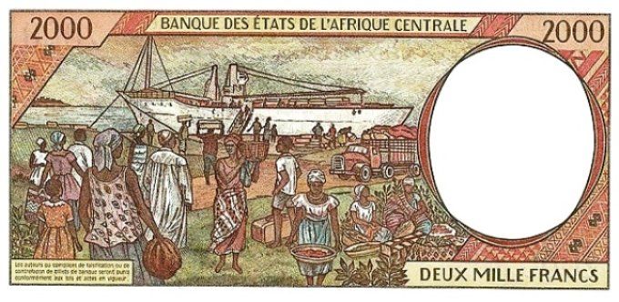 Billet de collection Etats Afrique Centrale Guinée Equatoriale 2000 francs année 2000 pick 503g UNC 