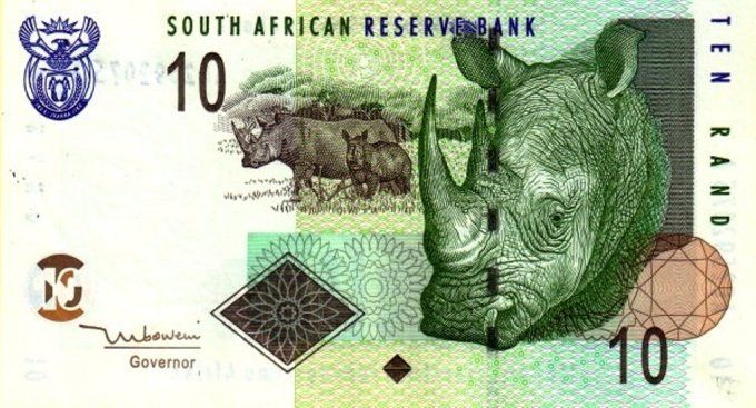 Billet Afrique du sud 10 Rand 2005 pick 128a UNC