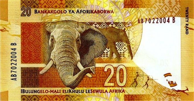 Billet Afrique du sud 20 Rand 2012 pick 134 UNC