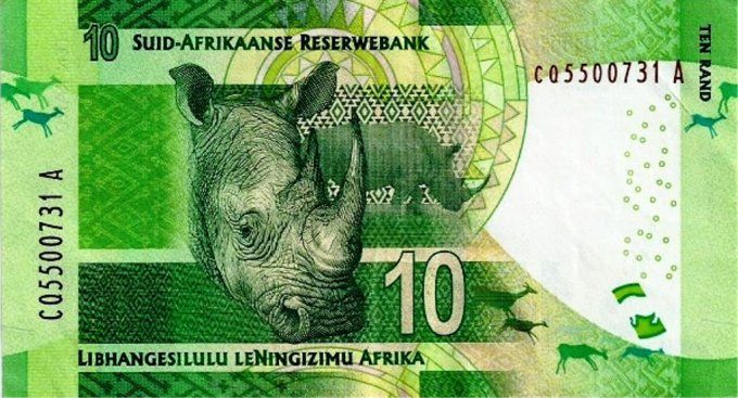 Billet Afrique du sud 10 Rand 2013 pick 138a UNC