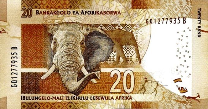 Billet Afrique du sud 20 Rand 2016 pick 139b UNC