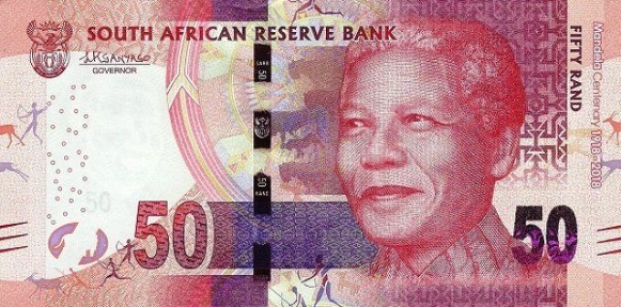 Billet Afrique du sud 50 Rand 2018 pick 145 UNC