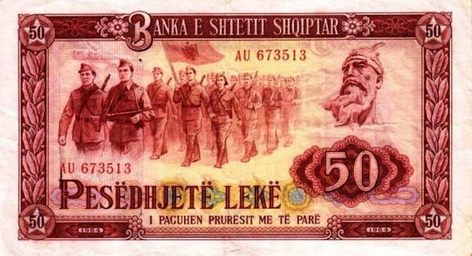 Billet d'Albanie 50 Lekë 1964 pick 38 UNC