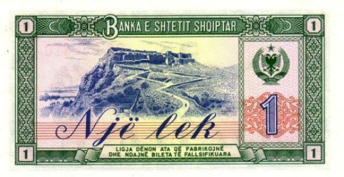 Billet d'Albanie 1 Lek 1976 pick 40 UNC