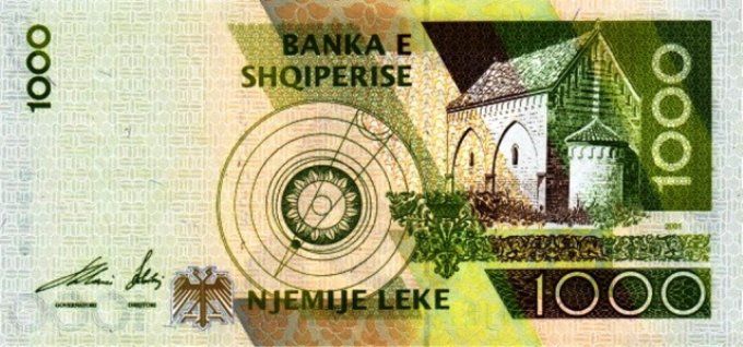 Billet d'Albanie 1000 Lekë 2001 pick 69 UNC