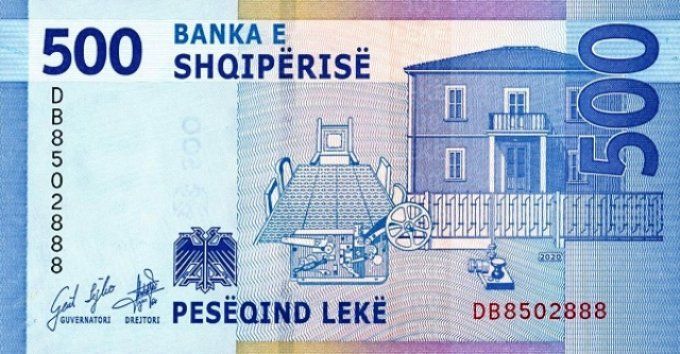 Billet d'Albanie 500 Lekë 2020 pick 77 UNC 