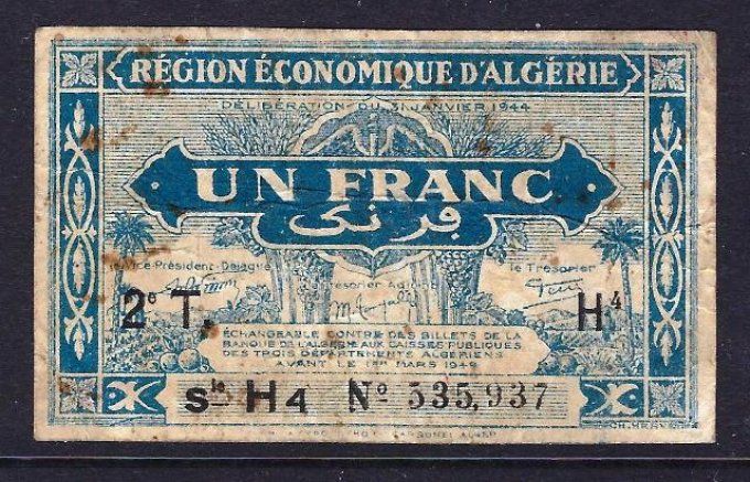 Billet d'Algérie 1944 (1) pick 101 occasion XF