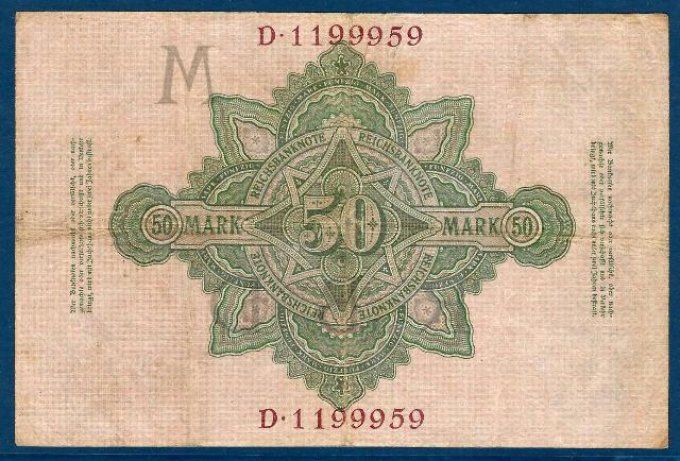 Billet Allemagne 1906 (1) pick 26b occasion Very Fine