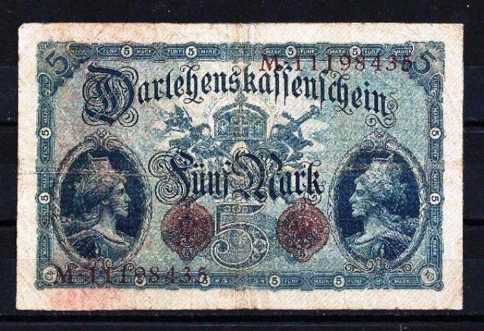 Billet Allemagne 1914 (1) pick 47c occasion Very Fine