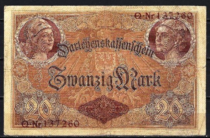 Billet Allemagne 1914 (3) pick 48a occasion Very Fine