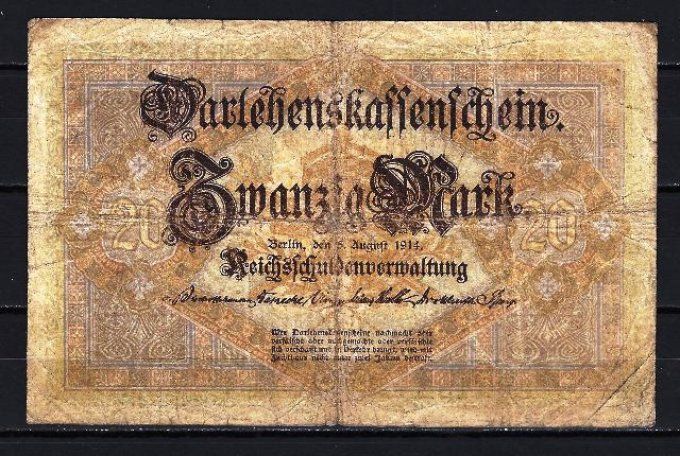 Billet Allemagne 1914 (3) pick 48b occasion Very Fine