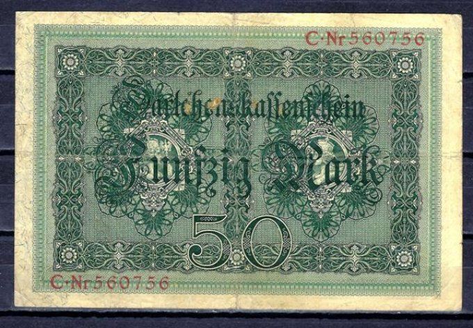 Billet Allemagne 1914 (2) pick 49a occasion Very Fine