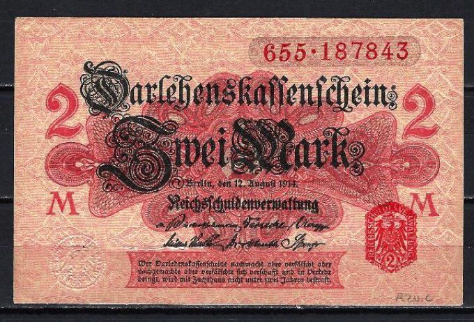 Billet Allemagne 1914 (1) pick 54 neuf UNC