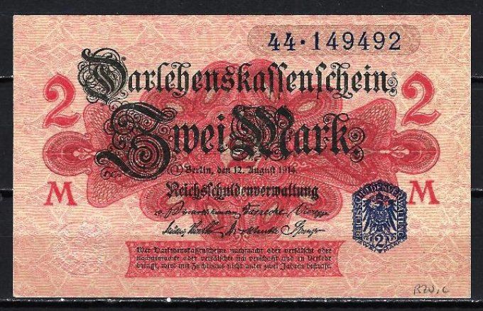 Billet Allemagne 1914 (1) pick 55 neuf UNC