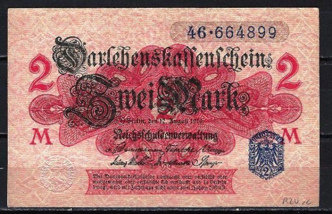 Billet Allemagne 1914 (3) pick 55 neuf UNC