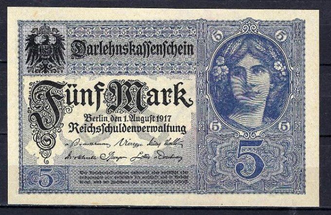 Billet Allemagne 1917 (1) pick 56a occasion Very Fine