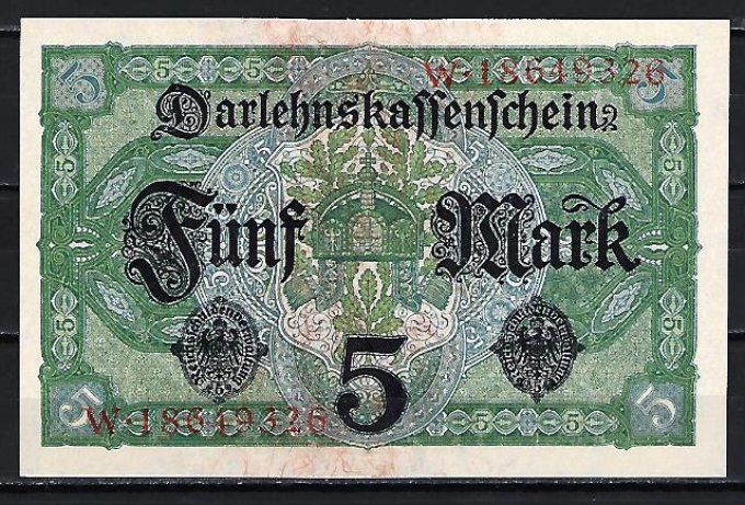 Billet Allemagne 1917 (1) pick 56b occasion Very Fine