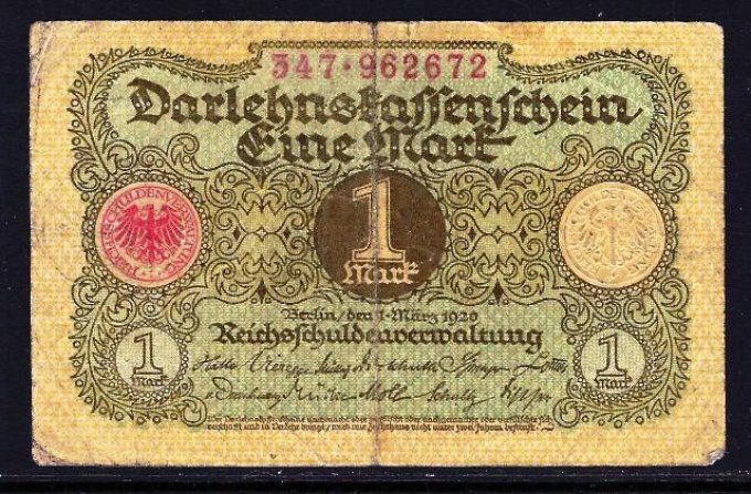 Billet Allemagne 1920 (3) pick 58 occasion Very Fine