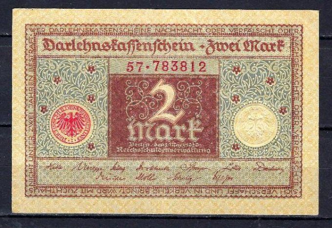 Billet Allemagne 1920 (2) pick 60 neuf UNC