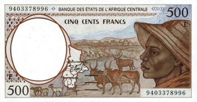 Billet du Cameroun 500 francs année 1994 pick 201b UNC