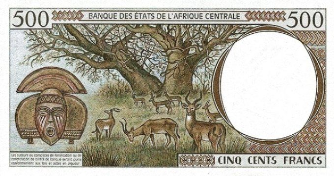 Billet du Cameroun 500 francs année 1994 pick 201b UNC