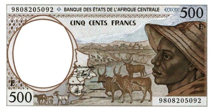 Billet de collection Etats Afrique Centrale Cameroun 500 francs année 1998 pick 201e UNC