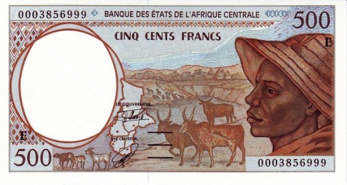 Billet du Cameroun 500 francs année 2000 pick 201g UNC