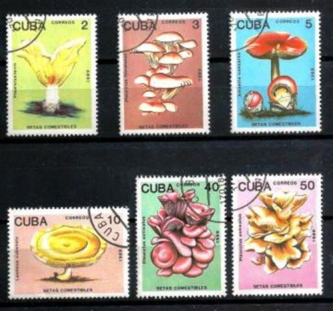 Cuba 1983 (CP12) série complète de 6 timbres oblitérés 