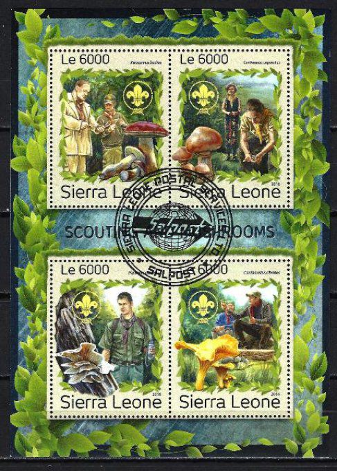 Sierra Leone 2016 (CP54) série complète de 4 timbres oblitérés