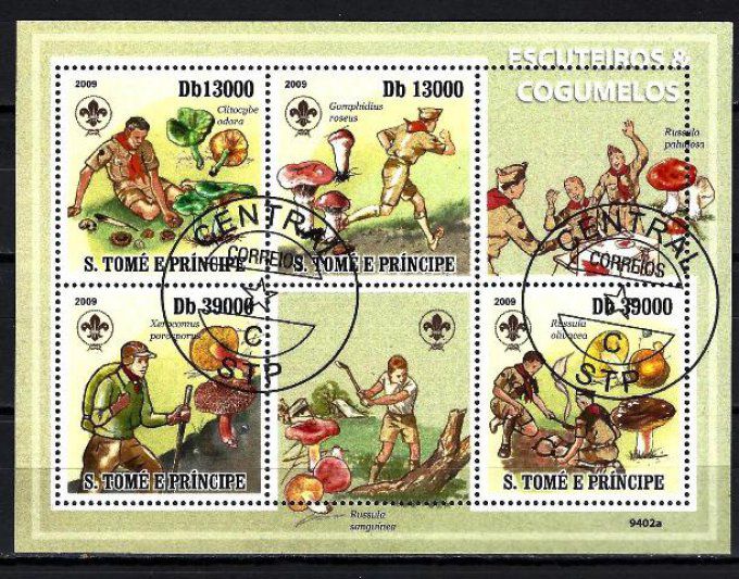 Saint Thomas et Prince 2009 (CP55) série complète de 4 timbres oblitérés