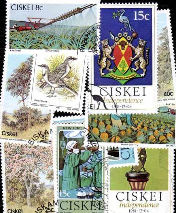 Collections de timbres d'Afrique du sud Ciskei