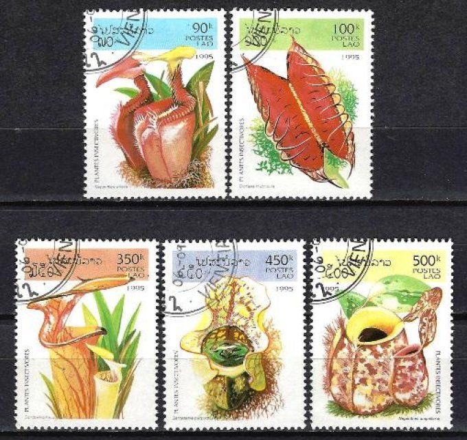 Laos 1995 (FL120) série complète de 5 timbres oblitérés