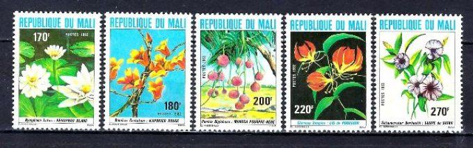 Mali 1982 (FL146) série complète de 5 timbres neufs ** luxe MNH